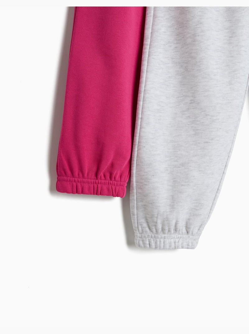 Confezione 2 joggers in felpa, MO Fashion Grigio - Kiabi