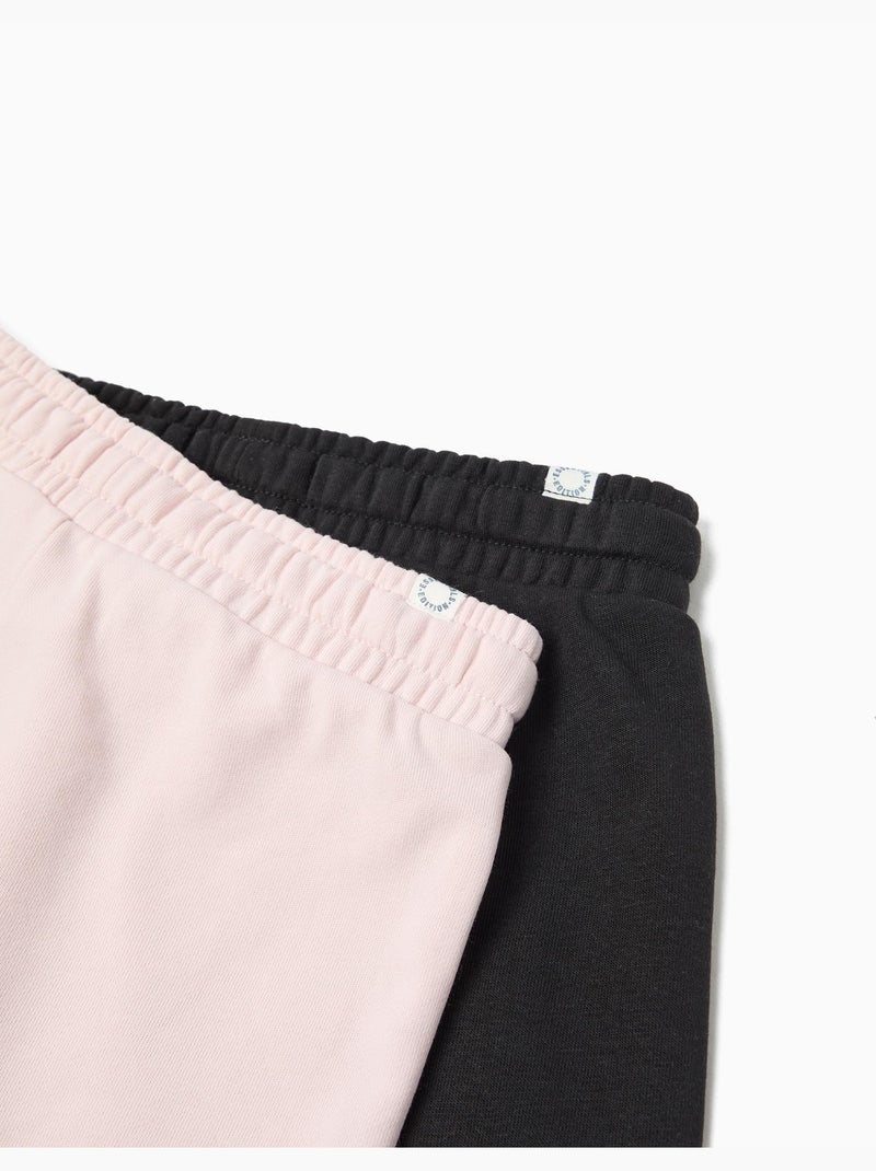 Confezione 2 joggers in felpa, MO Fashion Rosa - Kiabi