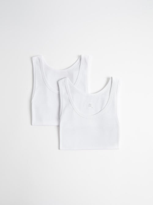 Confezione 2 maglie intime senza maniche, MO Fashion - Kiabi Confezione 2 maglie intime senza maniche, MO Fashion - Kiabi
