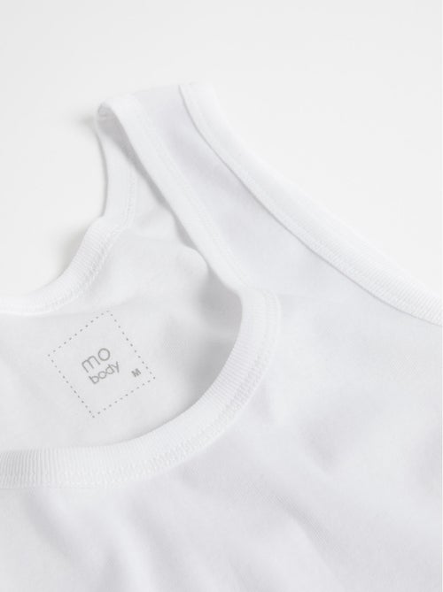 Confezione 2 maglie intime senza maniche, MO Fashion - Kiabi Confezione 2 maglie intime senza maniche, MO Fashion - Kiabi