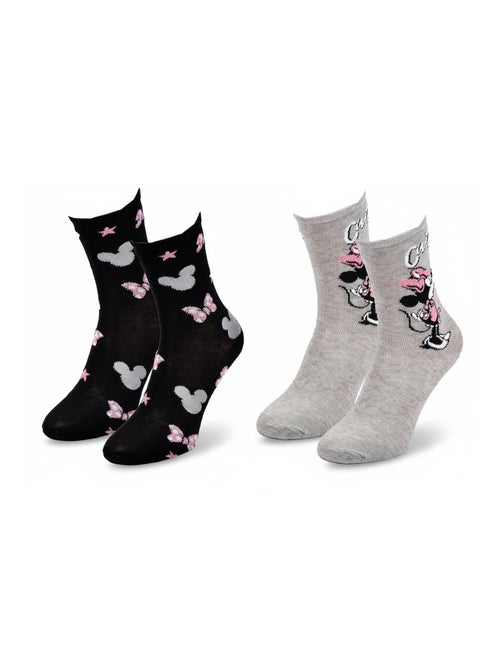 Confezione 2 Paia Calzini Donna DISNEY MINNIE - Kiabi Confezione 2 Paia Calzini Donna DISNEY MINNIE - Kiabi