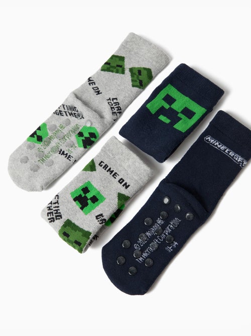 Confezione 2 paia di calzini 'minecraft', mo fashion - Kiabi Confezione 2 paia di calzini 'minecraft', mo fashion - Kiabi