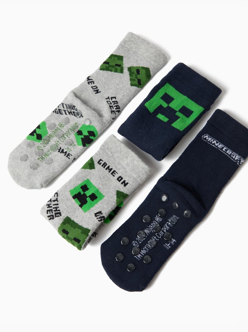 Confezione 2 paia di calzini 'minecraft', mo fashion Multicolore - Kiabi