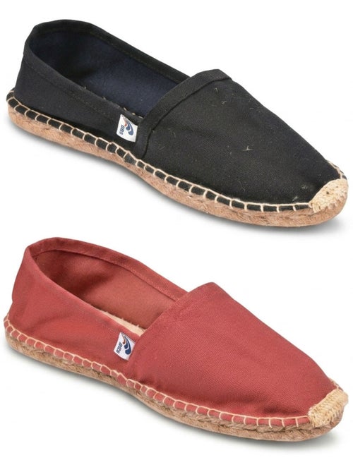 Confezione 2 Paia Espadrille Uomo Suola Corda Juta OZABI - Kiabi Confezione 2 Paia Espadrille Uomo Suola Corda Juta OZABI - Kiabi