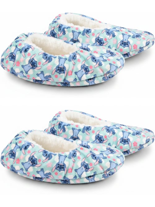 Confezione 2 paia Pantofole Bambina Disney Antiscivolo Imbottite - Kiabi Confezione 2 paia Pantofole Bambina Disney Antiscivolo Imbottite - Kiabi