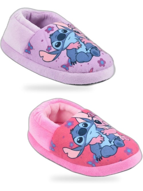 Confezione 2 Paia Pantofole Bambina Disney Stitch Antiscivolo Fodernte - Kiabi Confezione 2 Paia Pantofole Bambina Disney Stitch Antiscivolo Fodernte - Kiabi
