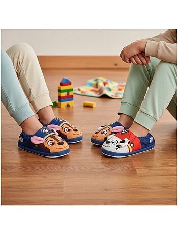 Confezione 2 Paia Pantofole Bambino Paw Patrol Antiscivolo OZABI
