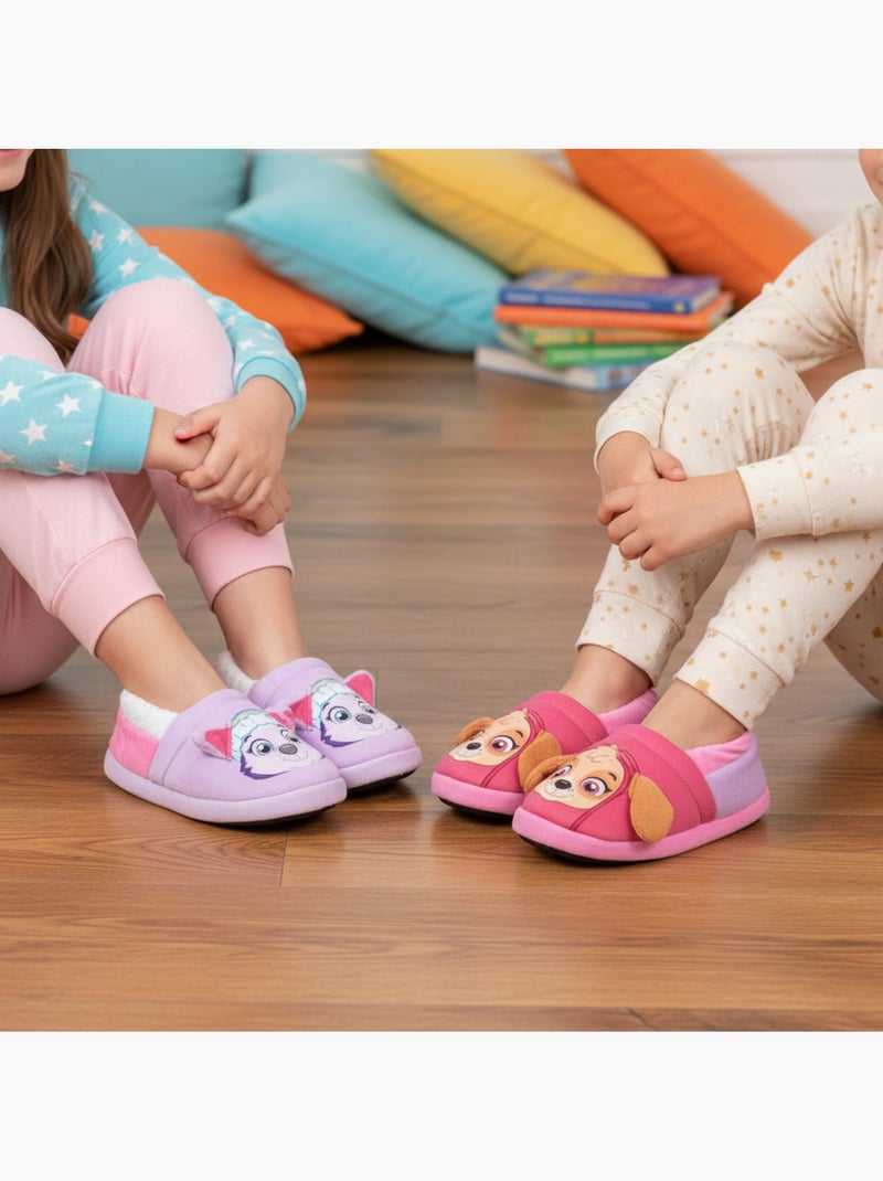 Confezione 2 Paia Pantofole Bambino Paw Patrol Antiscivolo OZABI Rosa - Kiabi