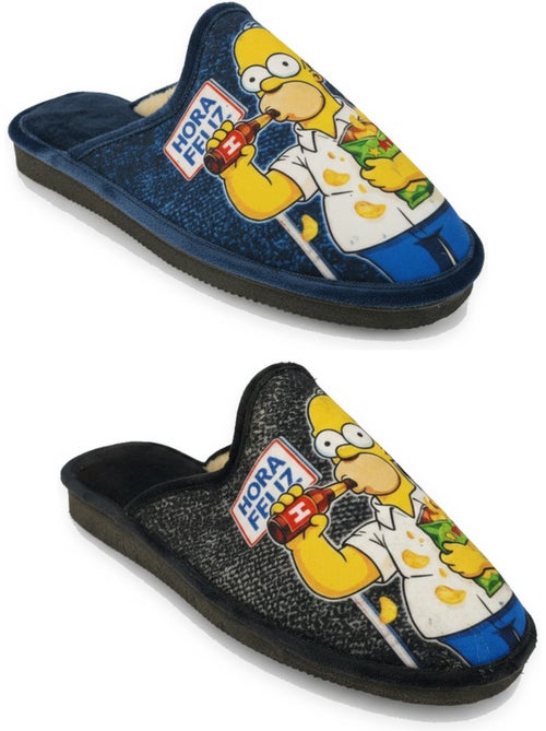 Confezione 2 paia pantofole mule uomo ozabi fantasia cartone animato - Kiabi