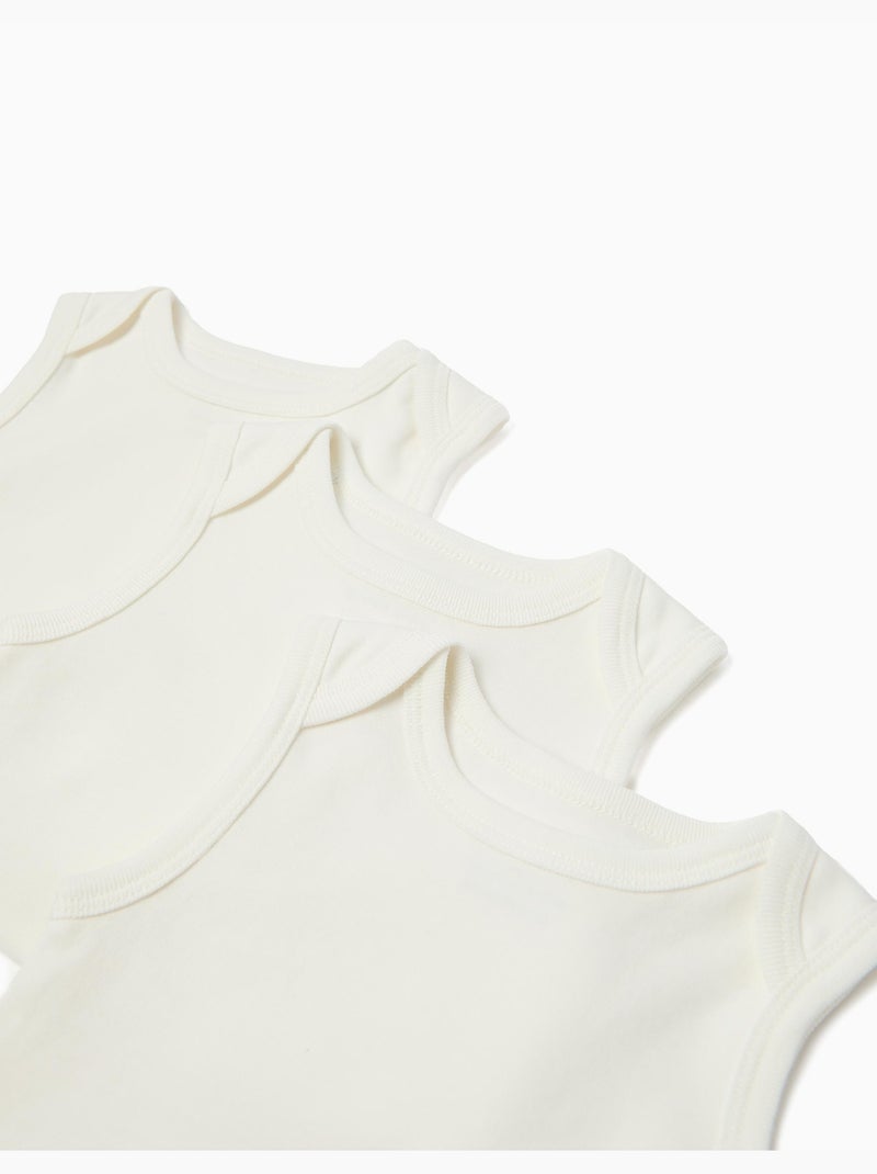 Confezione 3 body senza maniche, MO Fashion Bianco - Kiabi