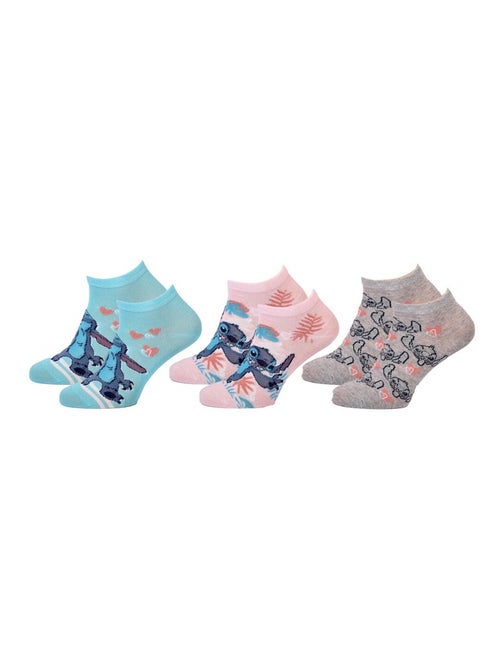 Confezione 3 Calzini Bambina DISNEY LILO E STITCH - Kiabi Confezione 3 Calzini Bambina DISNEY LILO E STITCH - Kiabi