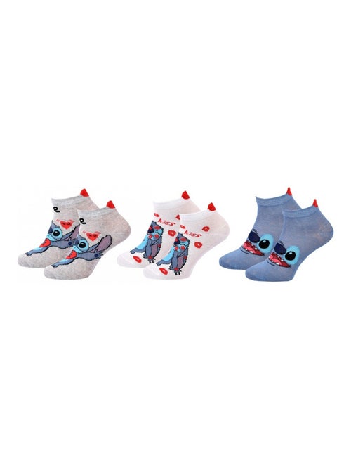 Confezione 3 Calzini Bambina DISNEY LILO E STITCH - Kiabi Confezione 3 Calzini Bambina DISNEY LILO E STITCH - Kiabi