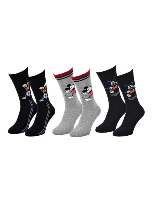 Confezione 3 Calzini Uomo DISNEY MICKEY MOUSE - Kiabi Confezione 3 Calzini Uomo DISNEY MICKEY MOUSE - Kiabi