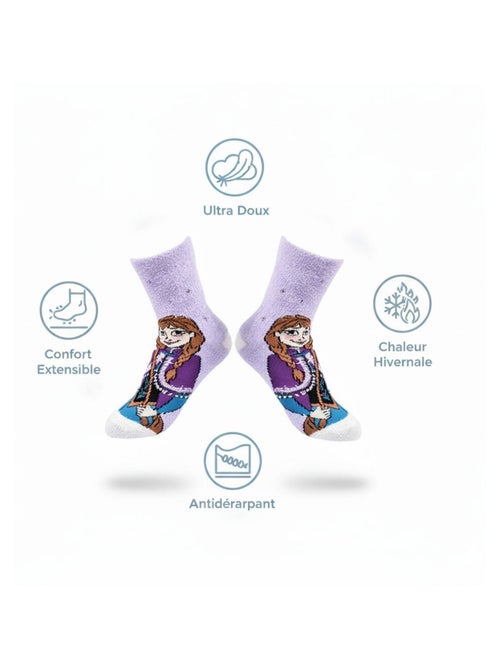 Confezione 4 Calzini Antiscivolo Bambino DISNEY - LA REINE DES NEIGES - Kiabi Confezione 4 Calzini Antiscivolo Bambino DISNEY - LA REINE DES NEIGES - Kiabi
