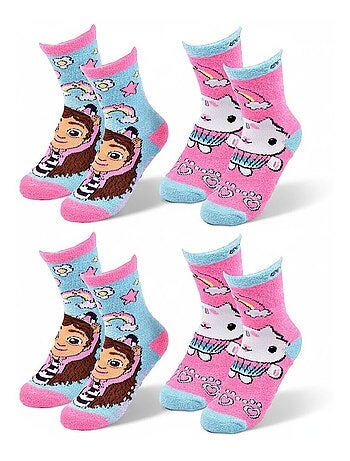 Confezione 4 Calzini Antiscivolo Bambino GABBY'S