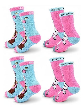 Confezione 4 Calzini Antiscivolo Bambino GABBY'S