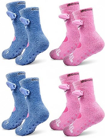 Confezione 4 Calzini Antiscivolo Bambino LILO & STITCH