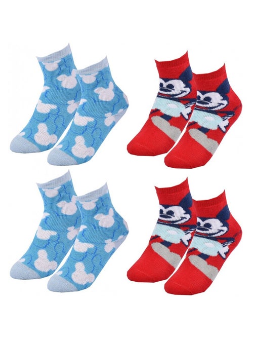 Confezione 4 Calzini Bambino DISNEY MICKEY MOUSE - Kiabi Confezione 4 Calzini Bambino DISNEY MICKEY MOUSE - Kiabi