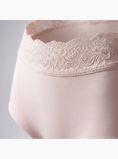 Confezione 4 Slip Donna Contenitivi Pizzo Invisibile OZABI - Kiabi Confezione 4 Slip Donna Contenitivi Pizzo Invisibile OZABI - Kiabi