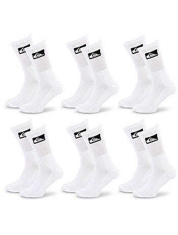 Confezione 6 Calzini Bambino Crew Quiksilver Sport Imbottiti