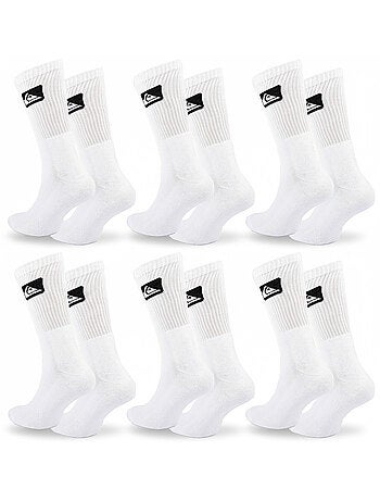 Confezione 6 Calzini Bambino Crew Quiksilver Sport Imbottiti