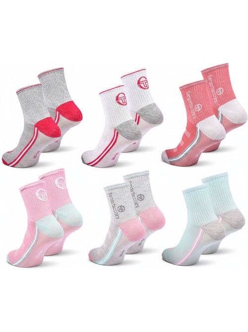 Confezione 6 calzini corti bambina SERGIO TACCHINI - Kiabi Confezione 6 calzini corti bambina SERGIO TACCHINI - Kiabi