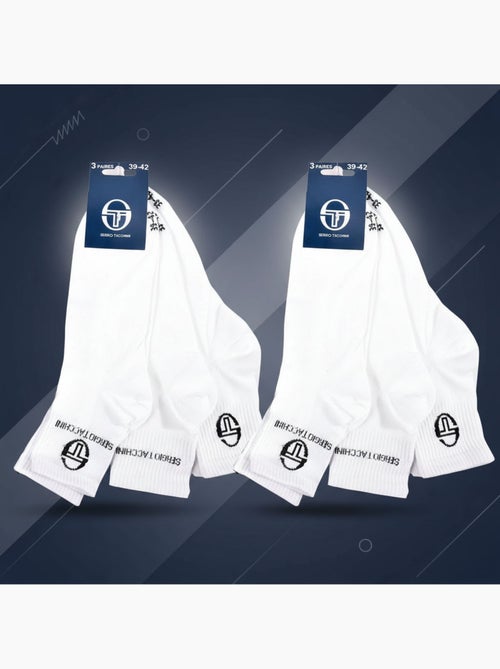 Confezione 6 Calzini Quarter Donna Sergio Tacchini - Kiabi Confezione 6 Calzini Quarter Donna Sergio Tacchini - Kiabi