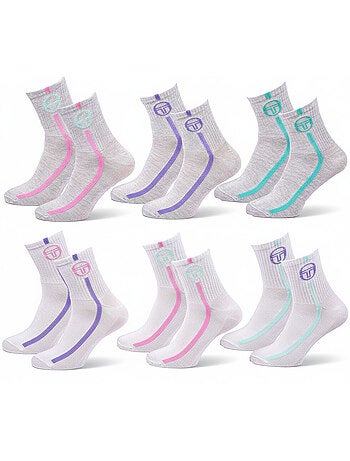 Confezione 6 Calzini Quarter Donna Sergio Tacchini