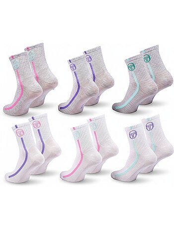 Confezione 6 Calzini Quarter Donna Sergio Tacchini