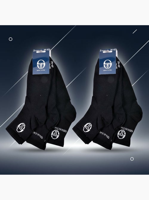 Confezione 6 Calzini Quarter Donna Sergio Tacchini - Kiabi Confezione 6 Calzini Quarter Donna Sergio Tacchini - Kiabi