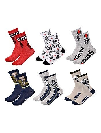 Confezione 6 Paia Calzini Bambino DISNEY STAR WARS