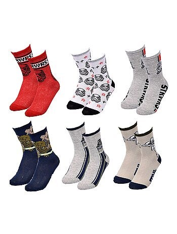 Confezione 6 Paia Calzini Bambino DISNEY STAR WARS