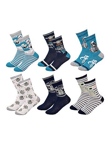 Confezione 6 Paia Calzini Bambino DISNEY STAR WARS