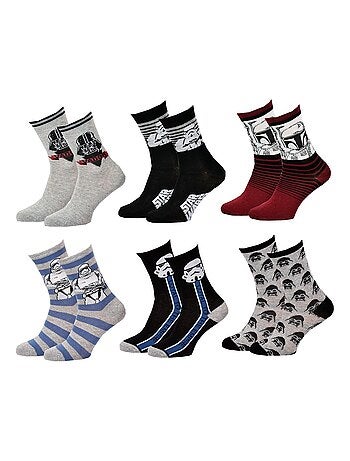 Confezione 6 Paia Calzini Bambino DISNEY STAR WARS