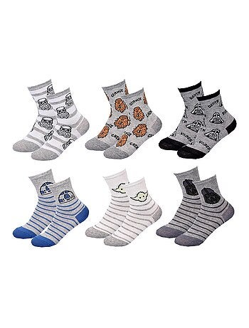 Confezione 6 Paia Calzini Bambino DISNEY STAR WARS