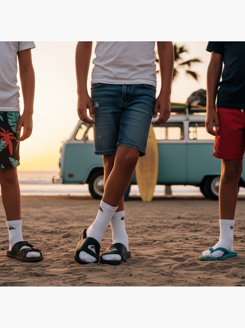 Confezione 6 Paia Calzini Bambino QUARTER Quiksilver - Kiabi Confezione 6 Paia Calzini Bambino QUARTER Quiksilver - Kiabi