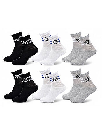 Confezione 6 Paia Calzini Bambino Tennis Crew SERGIO TACCHINI