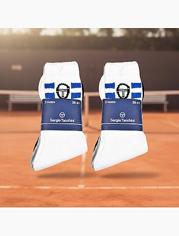 Confezione 6 Paia Calzini Bambino Tennis Crew SERGIO TACCHINI