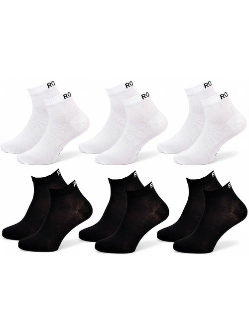 Confezione 6 Paia Calzini Corti Quarter ROXY - Kiabi Confezione 6 Paia Calzini Corti Quarter ROXY - Kiabi