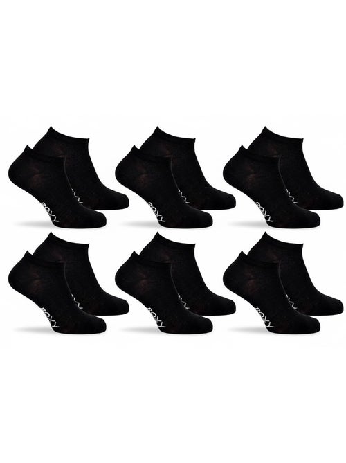 Confezione 6 Paia Calzini Corti Sneaker ROXY - Kiabi Confezione 6 Paia Calzini Corti Sneaker ROXY - Kiabi