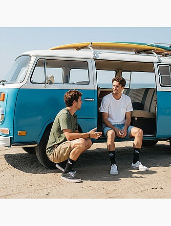 Confezione 6 Paia Calzini Uomo Crew Quiksilver Sport Imbottiti