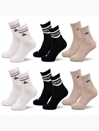Confezione 6 Paia Calzini Uomo Quarter QUIKSILVER Sport