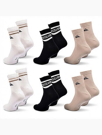 Confezione 6 Paia Calzini Uomo Quarter QUIKSILVER Sport