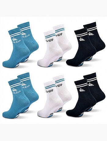 Confezione 6 Paia Calzini Uomo Quarter QUIKSILVER Sport