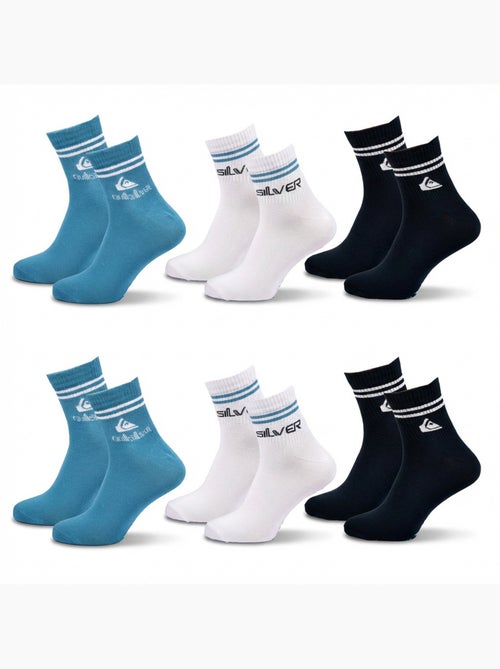 Confezione 6 Paia Calzini Uomo Quarter QUIKSILVER Sport - Kiabi Confezione 6 Paia Calzini Uomo Quarter QUIKSILVER Sport - Kiabi