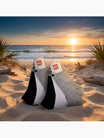 Confezione 6 Paia Calzini Uomo Quarter QUIKSILVER Sport
