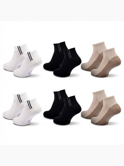 Confezione 6 Paia Calzini Uomo SNEAKER Sport QUIKSILVER - Kiabi Confezione 6 Paia Calzini Uomo SNEAKER Sport QUIKSILVER - Kiabi