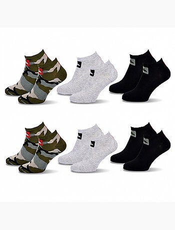 Confezione 6 Paia Calzini Uomo SNEAKER Sport QUIKSILVER