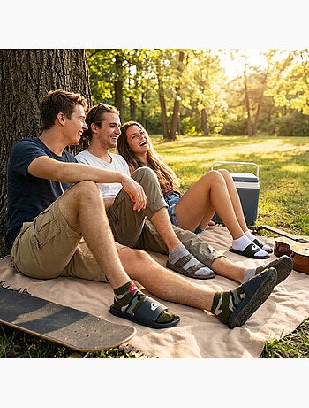 Confezione 6 Paia Calzini Uomo SNEAKER Sport QUIKSILVER
