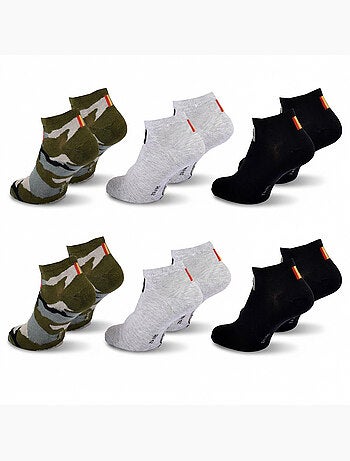 Confezione 6 Paia Calzini Uomo SNEAKER Sport QUIKSILVER